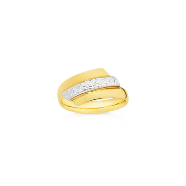9ct Gold Wide Dress Ring | Prouds 9ct Gold Wide Dress Ring | Prouds