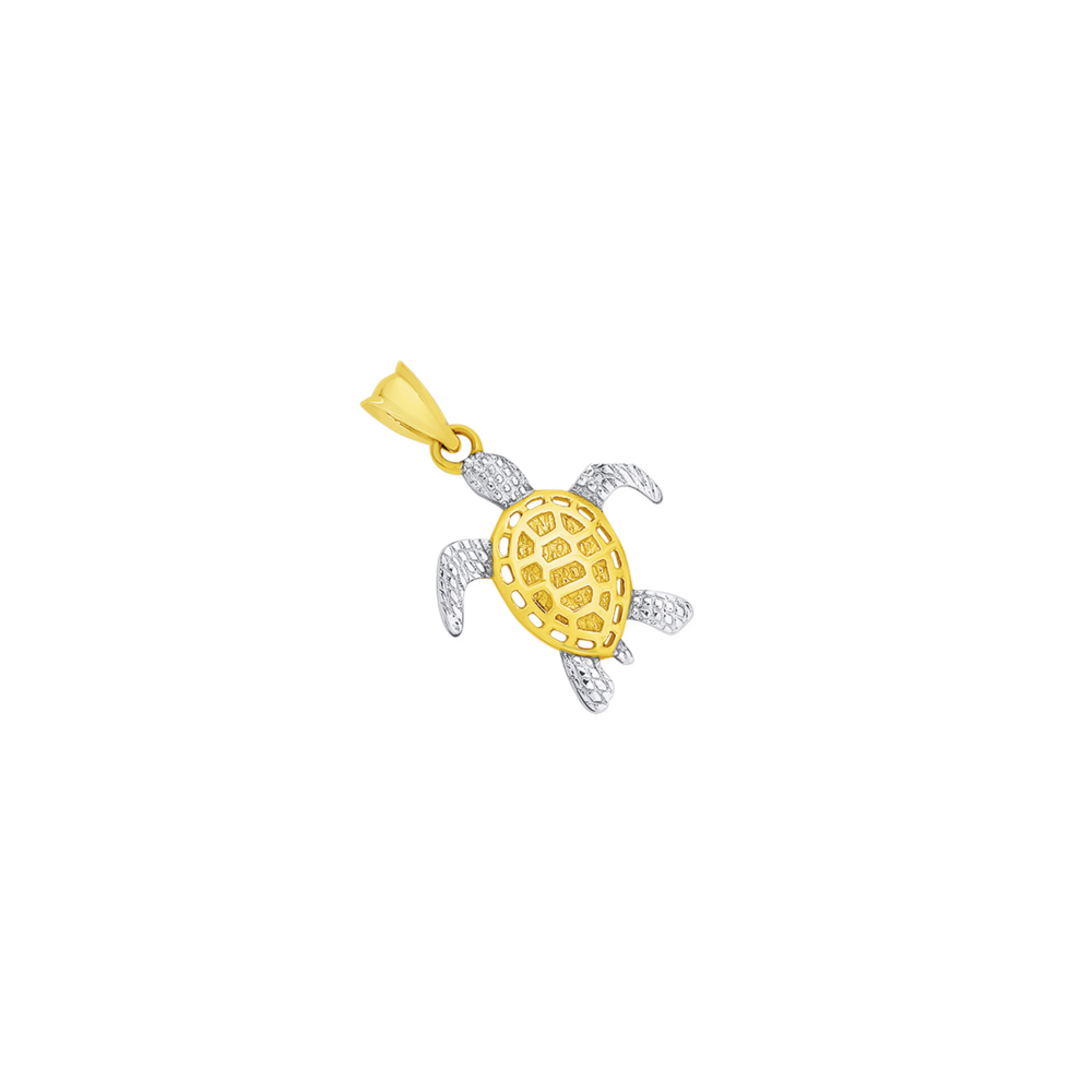 Diamond cheap turtle pendant