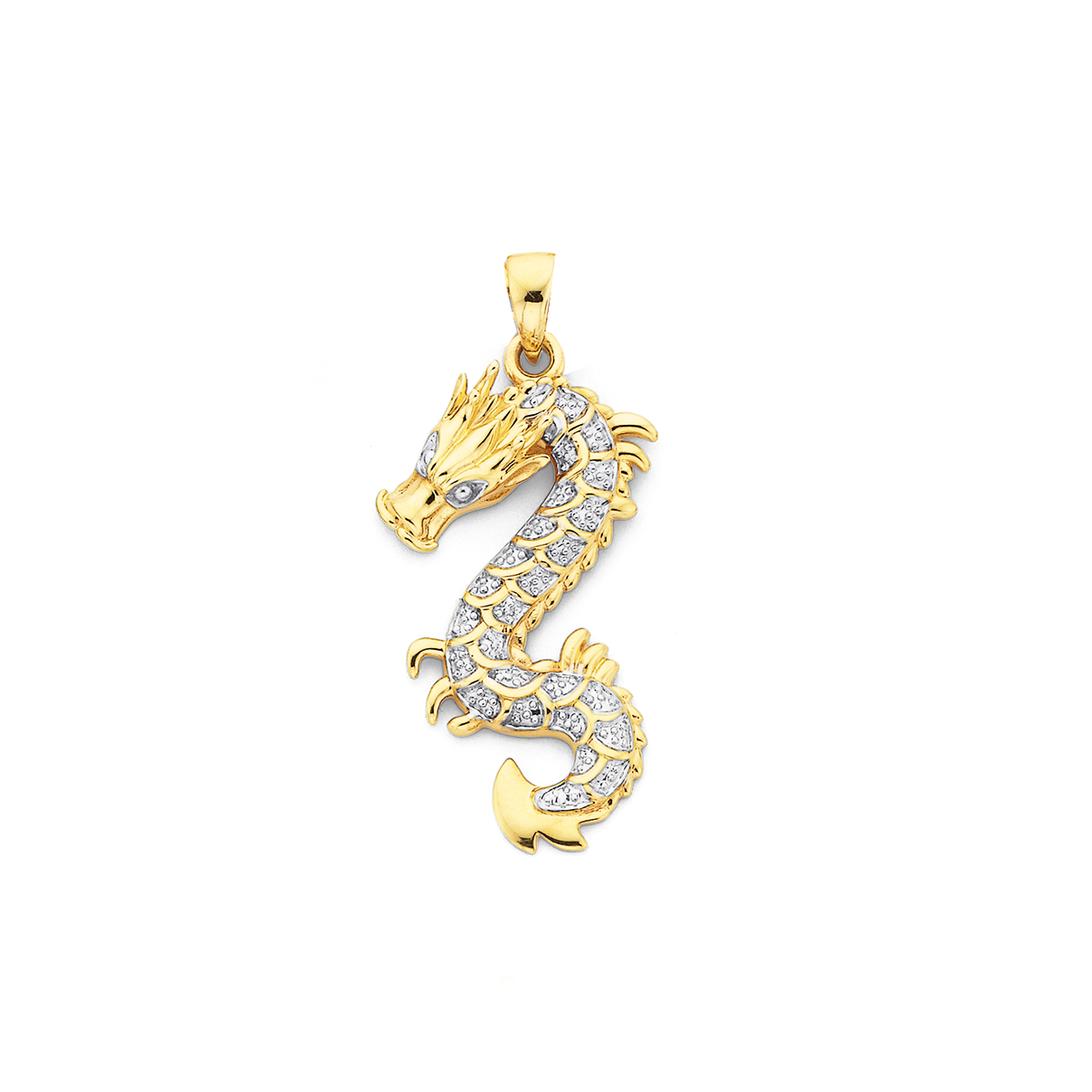 Gold pendant dragon Clearance