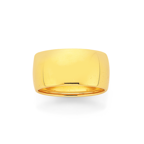 9ct Gold Wide Dress Ring