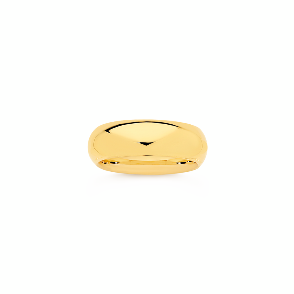 9ct gold dress rings 9ct Gold Garnet Cabochon Dress Ring, 7.00ct main image 0
