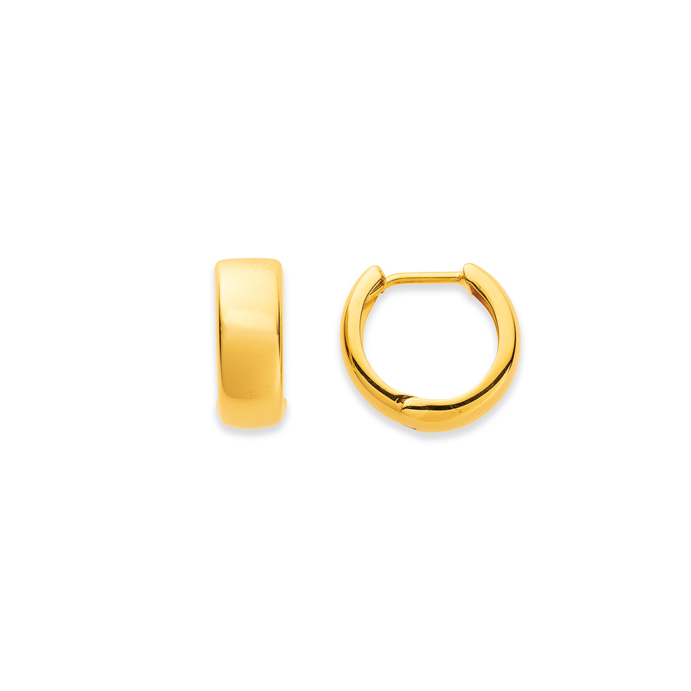 Prouds shop gold huggies