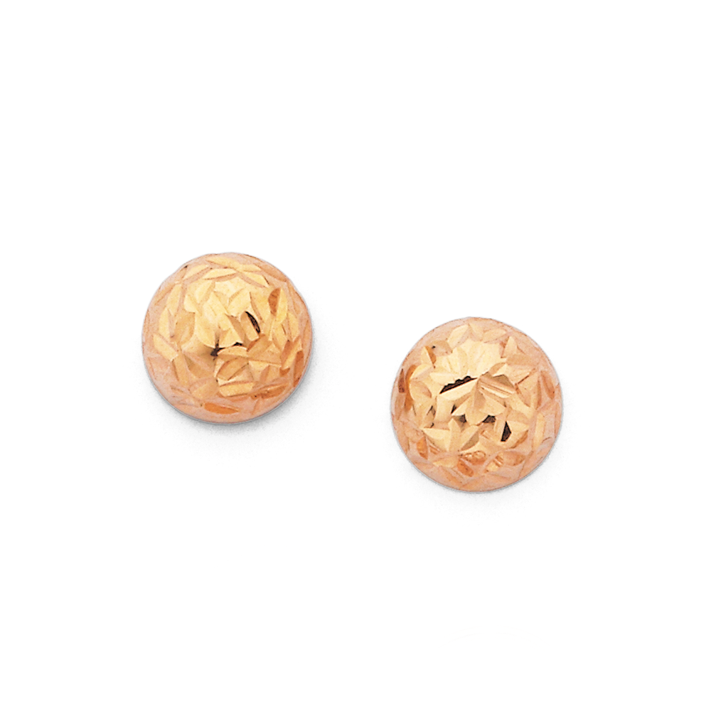 prouds rose gold earrings
