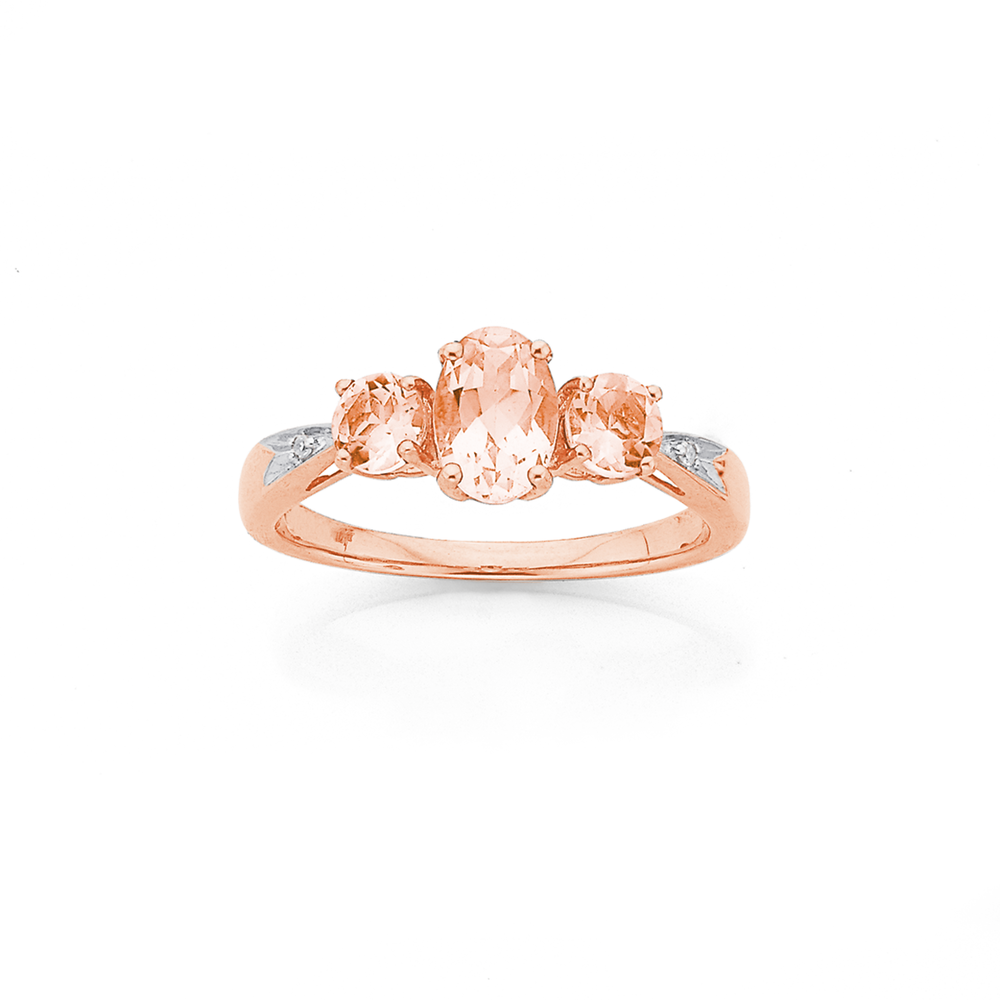 Rose gold cheap ring prouds