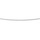 9ct White Gold 55cm Solid Curb Chain