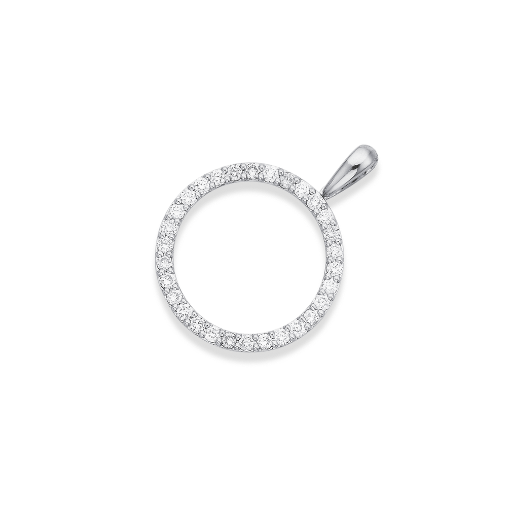 Shop Lab Grown Silver Diamond Necklaces | Free Shipping & Returns | La Joya  Jewelry