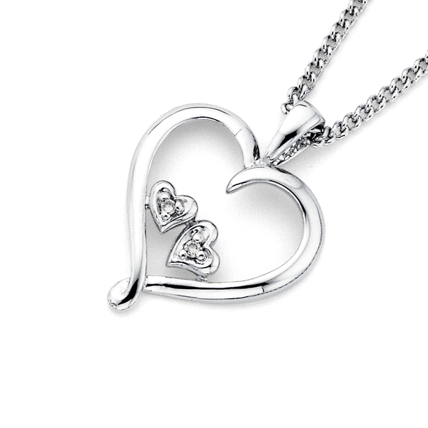 Prouds heart necklace Clearance