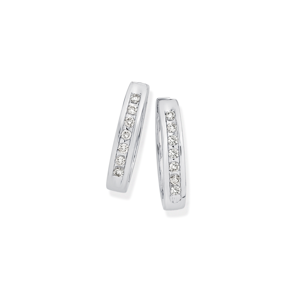 Prouds white gold shop diamond earrings