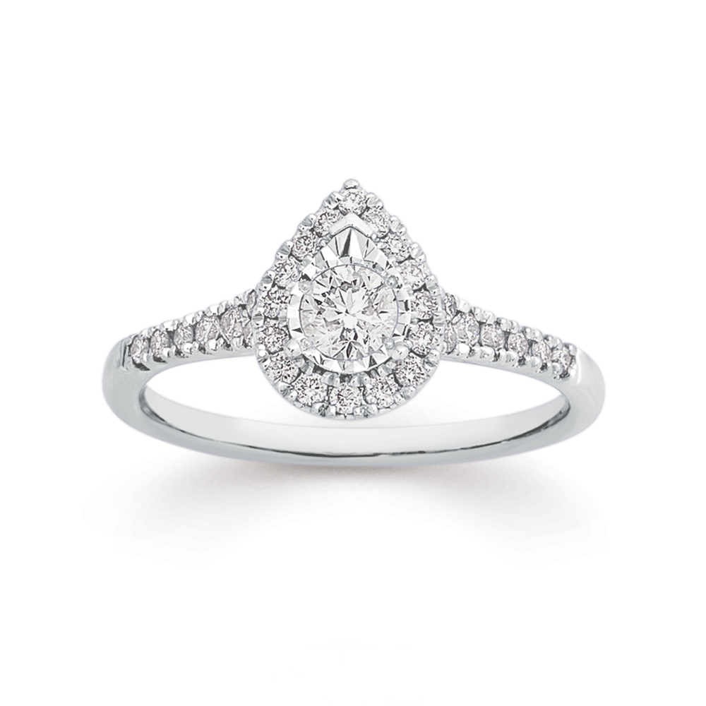 How to style your engagement ring: Pear Shape