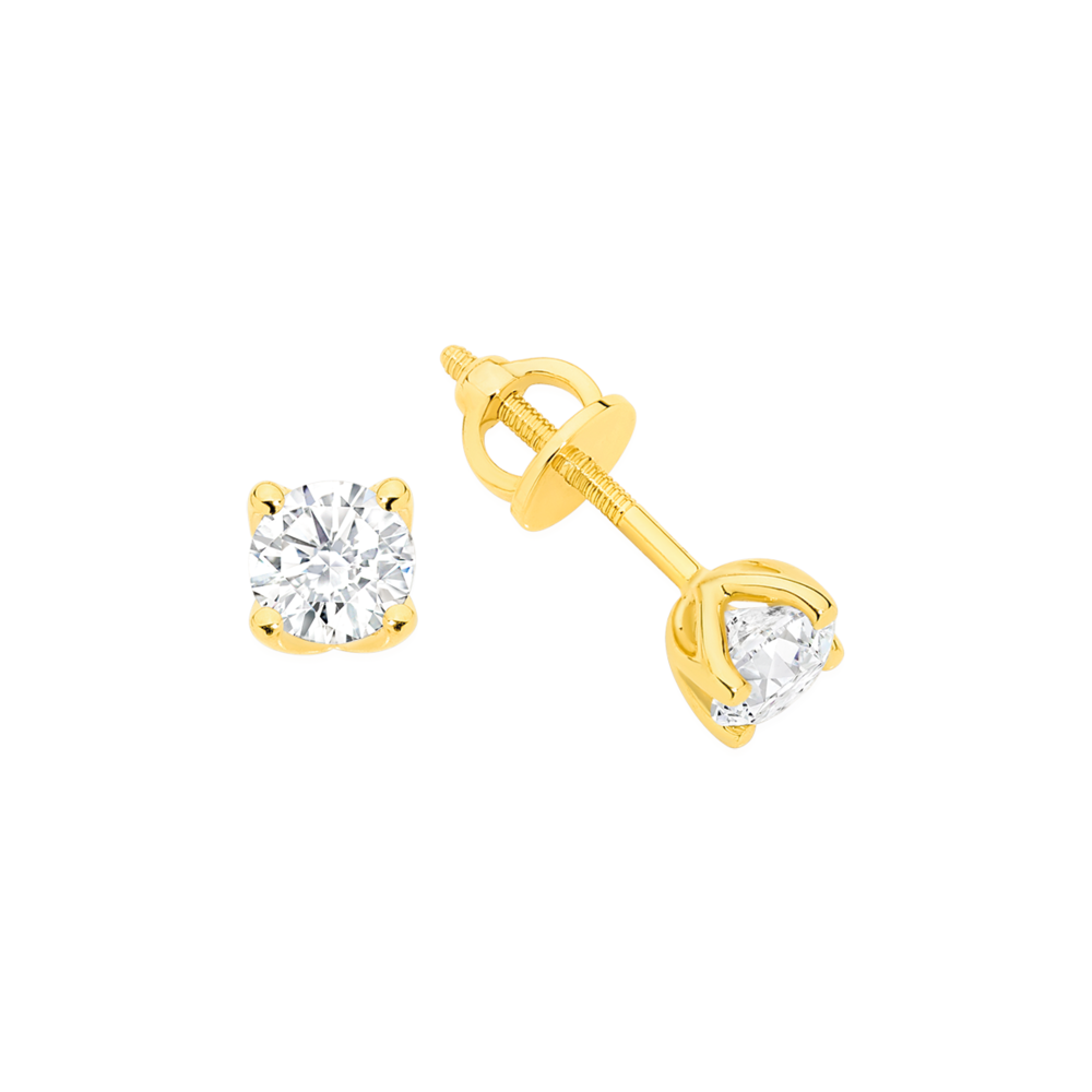 1ct tw diamond discount stud earrings