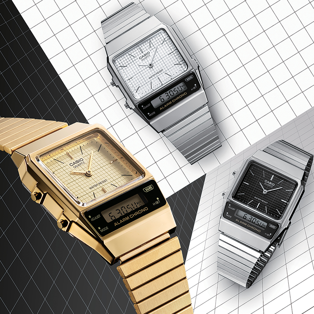 Casio Aq800e-1a in Silver Prouds