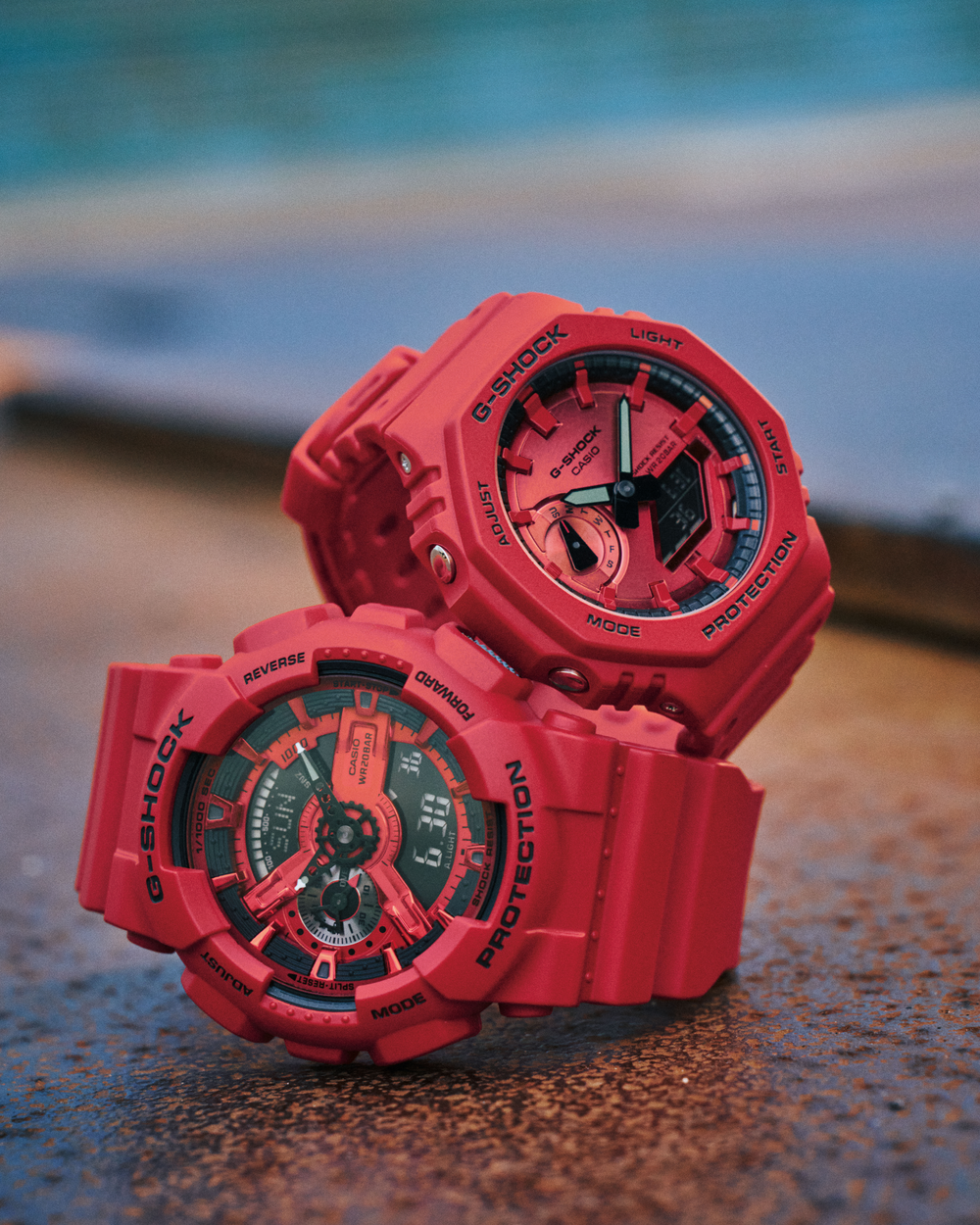Casio G-shock Ga110rrb-4a in Red | Prouds