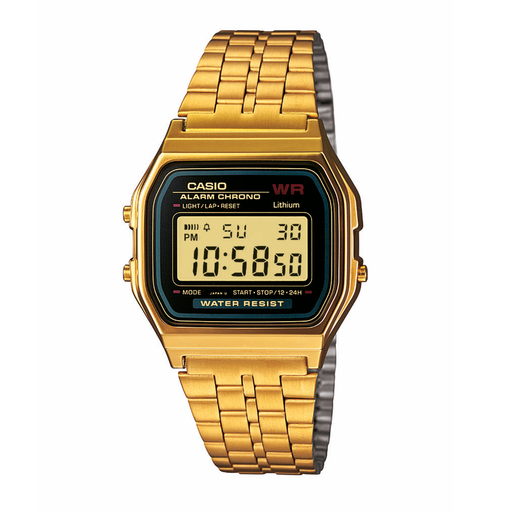 Casio Ae159wgea-1d Digital Watch in Gold | Prouds