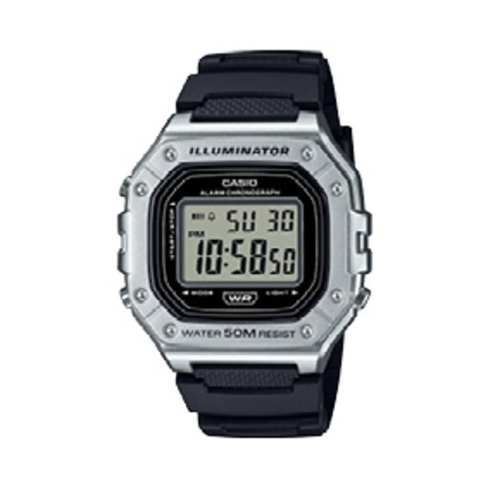 Casio W218hm-7a in Silver Prouds