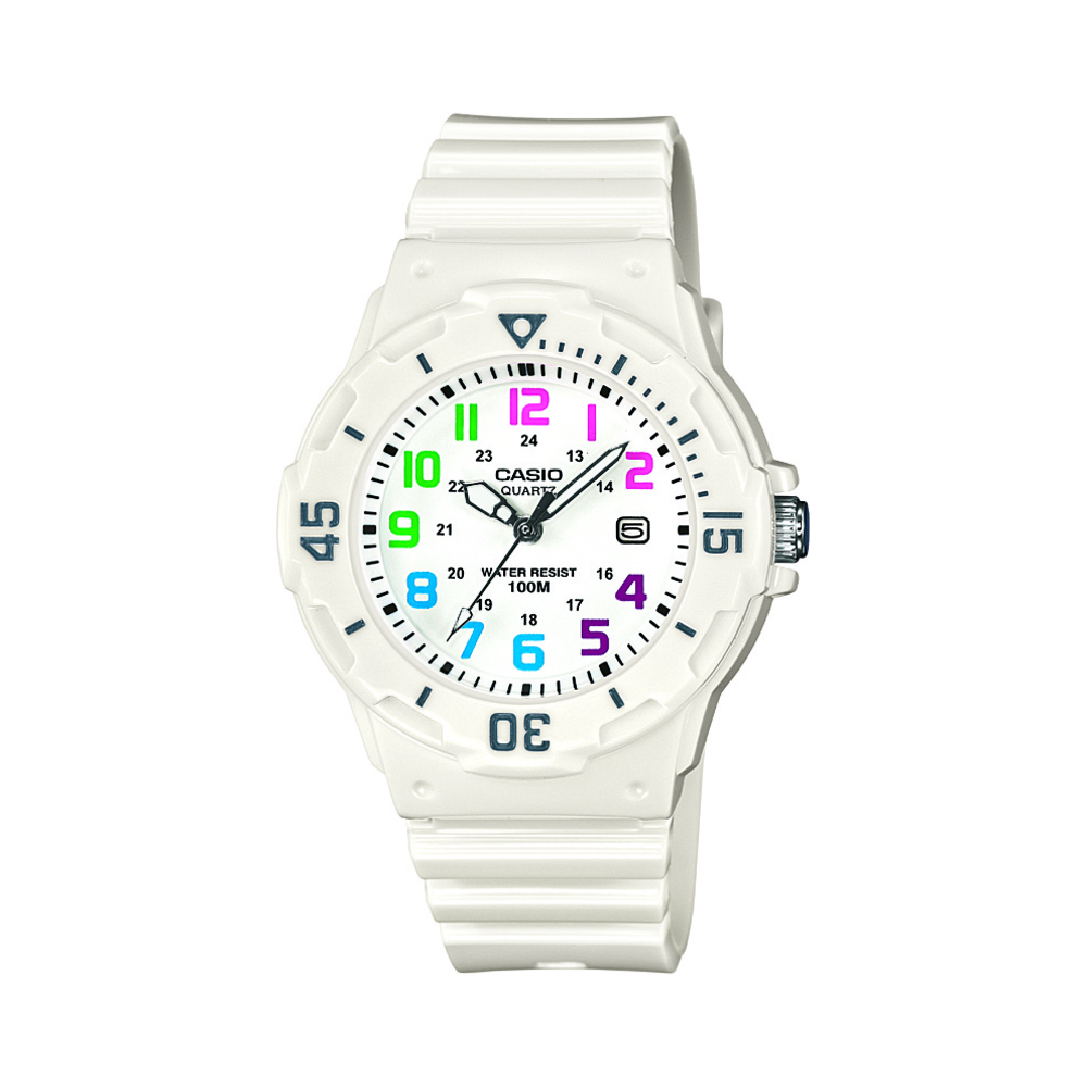 Casio white analog clearance watch