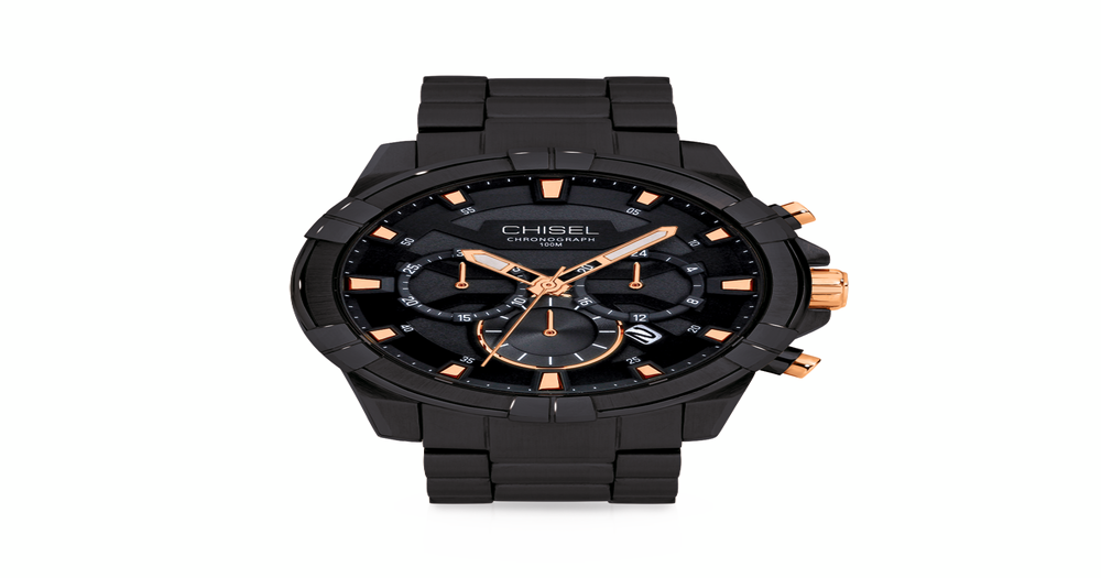 Chisel Men's Alex Chronograph in Black | Prouds