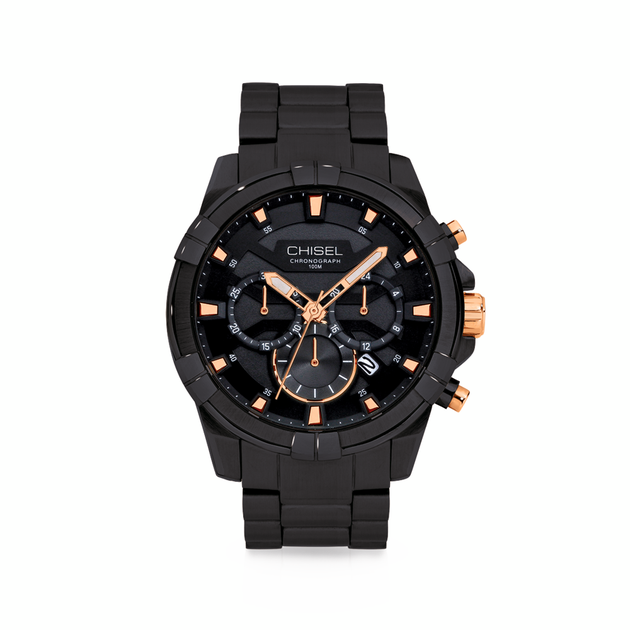 Chisel Men's Alex Chronograph in Black | Prouds