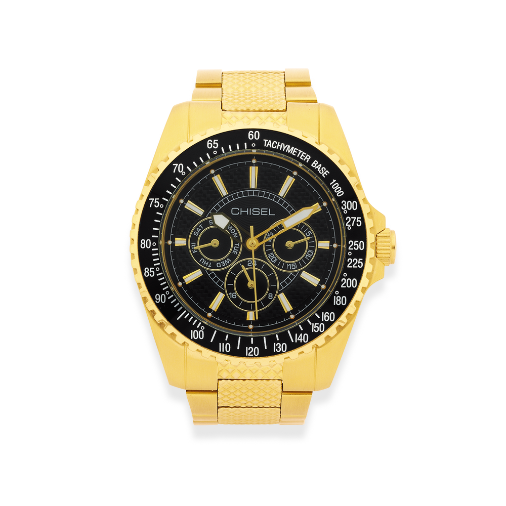 Chisel Men's Gold Tone Watch 5829107 Watches Prouds The Jewellers