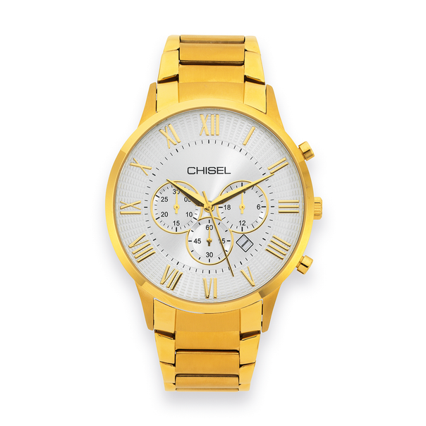 Chisel Men's Gold Tone Watch