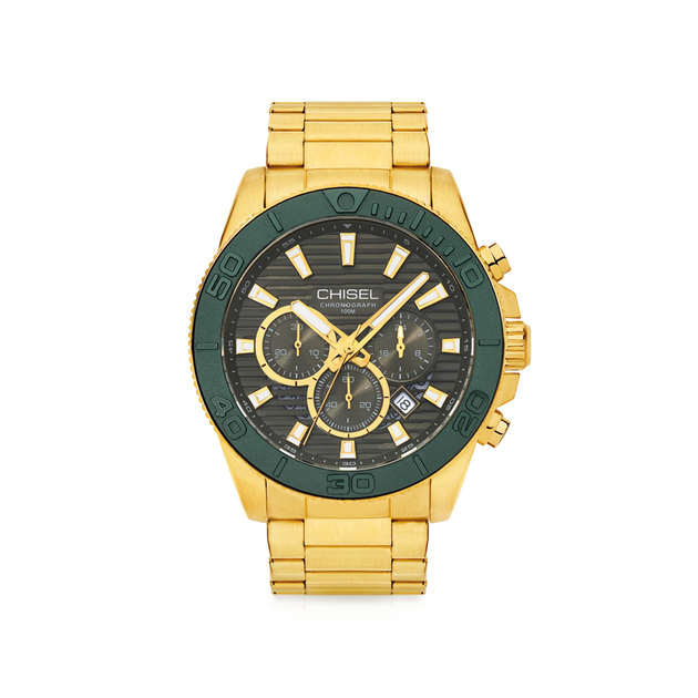 Chisel Men's Vanguard Watch in Gold | Prouds