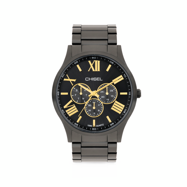 Chisel Men's Vector Watch in Black | Prouds