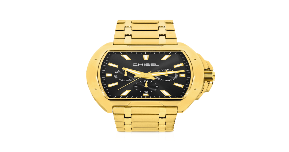Chisel Men's Watch in Gold Prouds