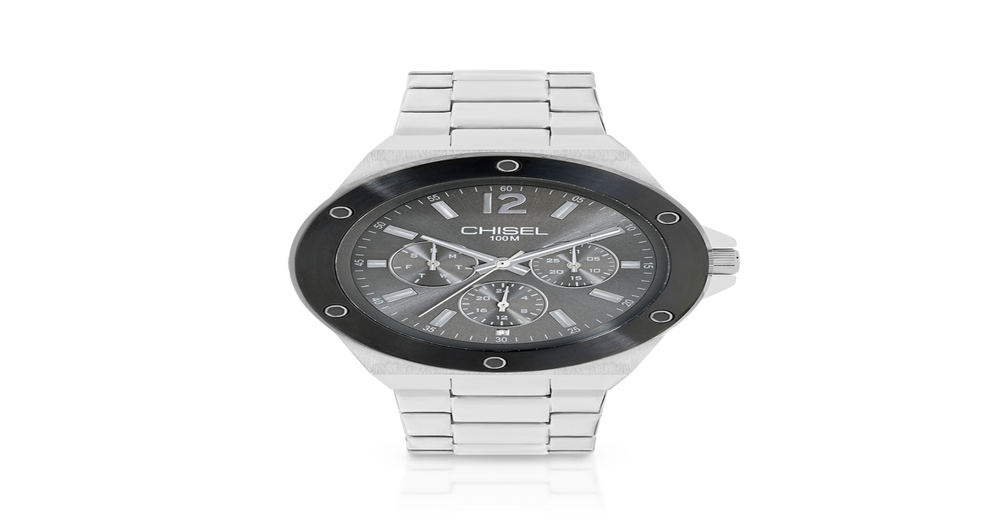 Chisel Men's Watch in Silver Prouds