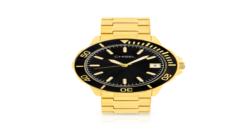 Chisel Men's Watch in Gold Prouds