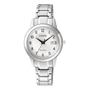Eco Drive Citizen Lady FE1241-71Z women's watch with pink steel background Eco Drive Citizen Lady FE1241-71Z women's watch with pink steel background