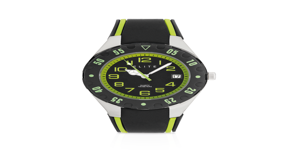 Elite Kids Sports Watch in Green Prouds