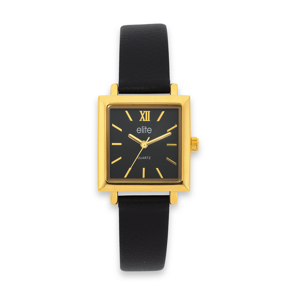 Elite Ladies Gold Tone Watch in Gold Prouds
