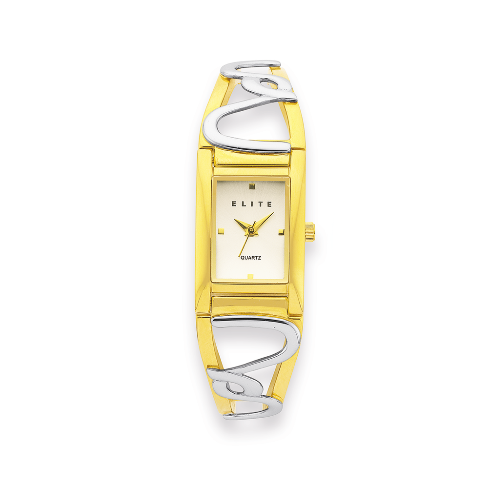 Elite Ladies Rose Tone Watch Watches Prouds The Jewellers
