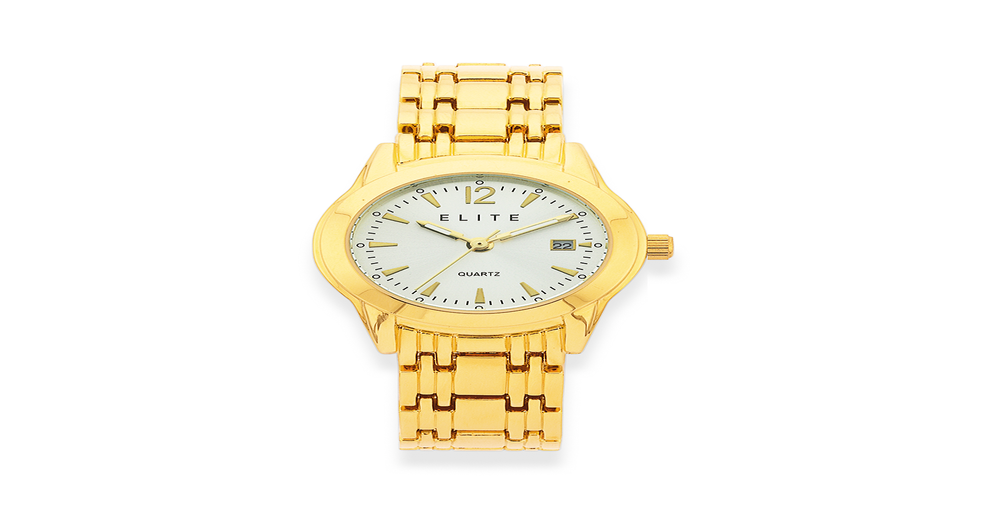 Elite Ladies Watch in Gold Prouds