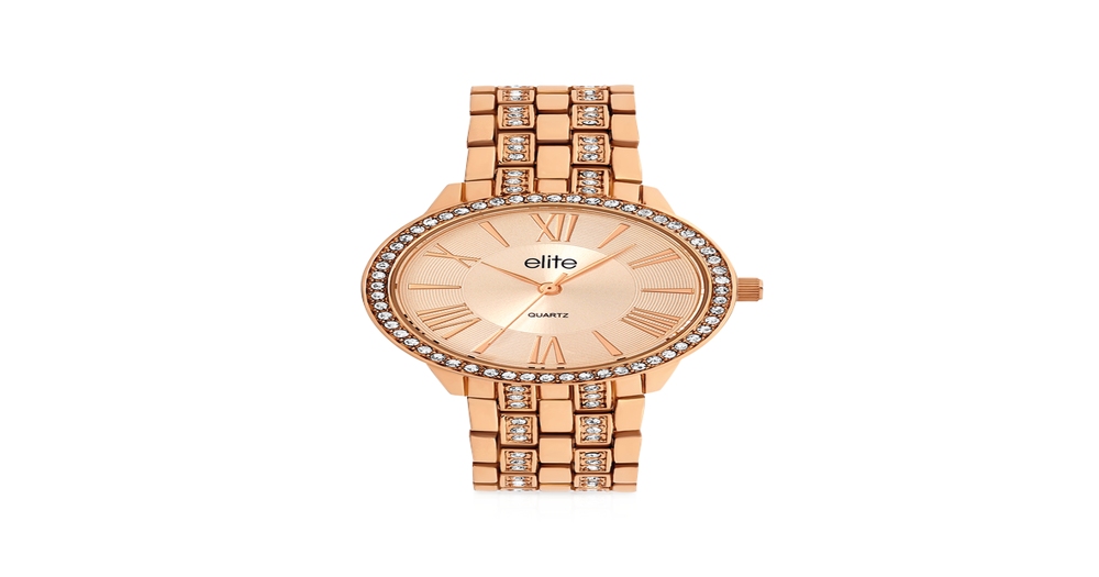 Elite Ladies Watch in Rose Prouds