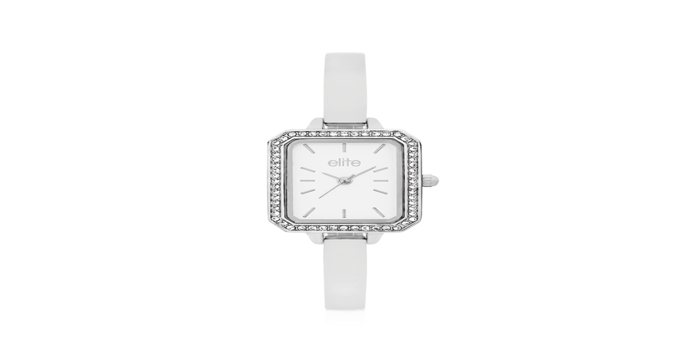Elite Ladies Watch in Silver Prouds
