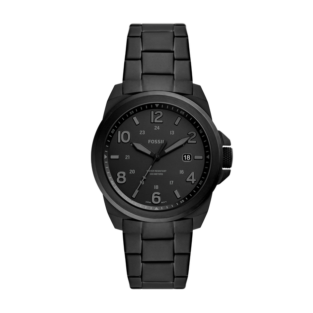 Fossil Bronson Men's Watch in Black | Prouds