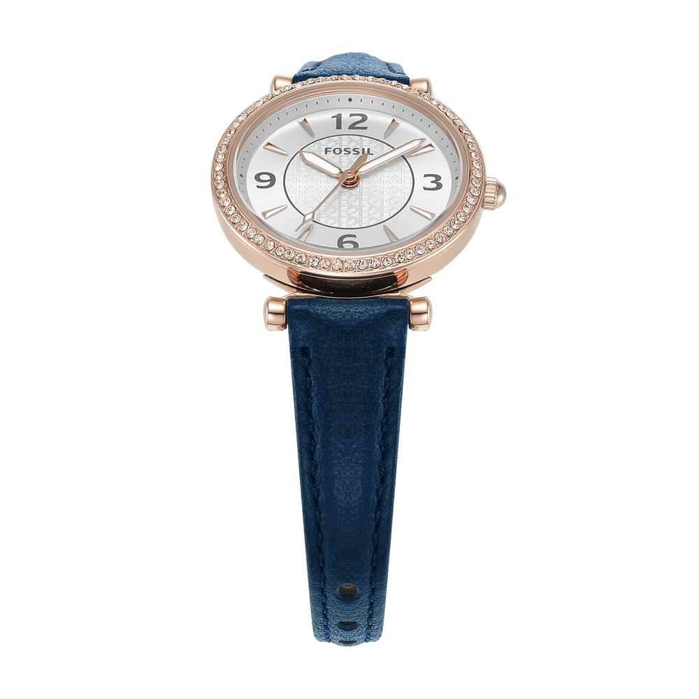 Fossil blue online ladies watch
