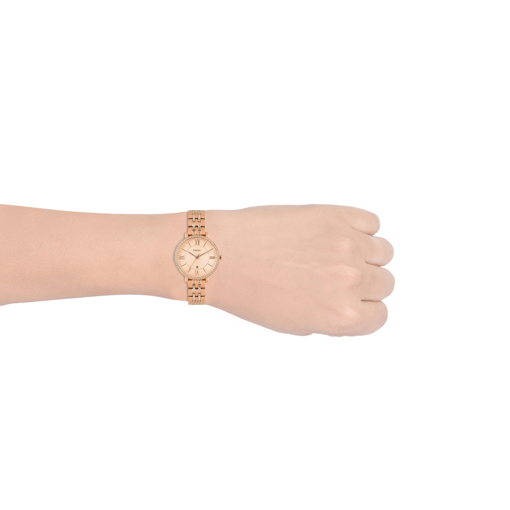 Relic By Fossil Womens Multi-Function Crystal Accent Rose Goldtone Bracelet  Watch Zr15991 | CoolSprings Galleria