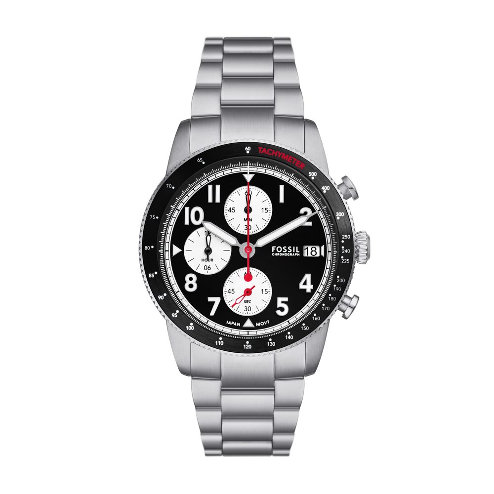 Fossil Sport Tourer Men s Watch in Silver Prouds