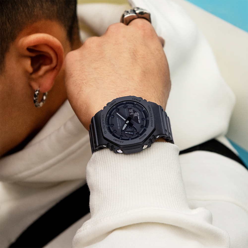 Ga 2100 1a1 G Shock Ga G-shock Ga2100-1a1 In Black Prouds