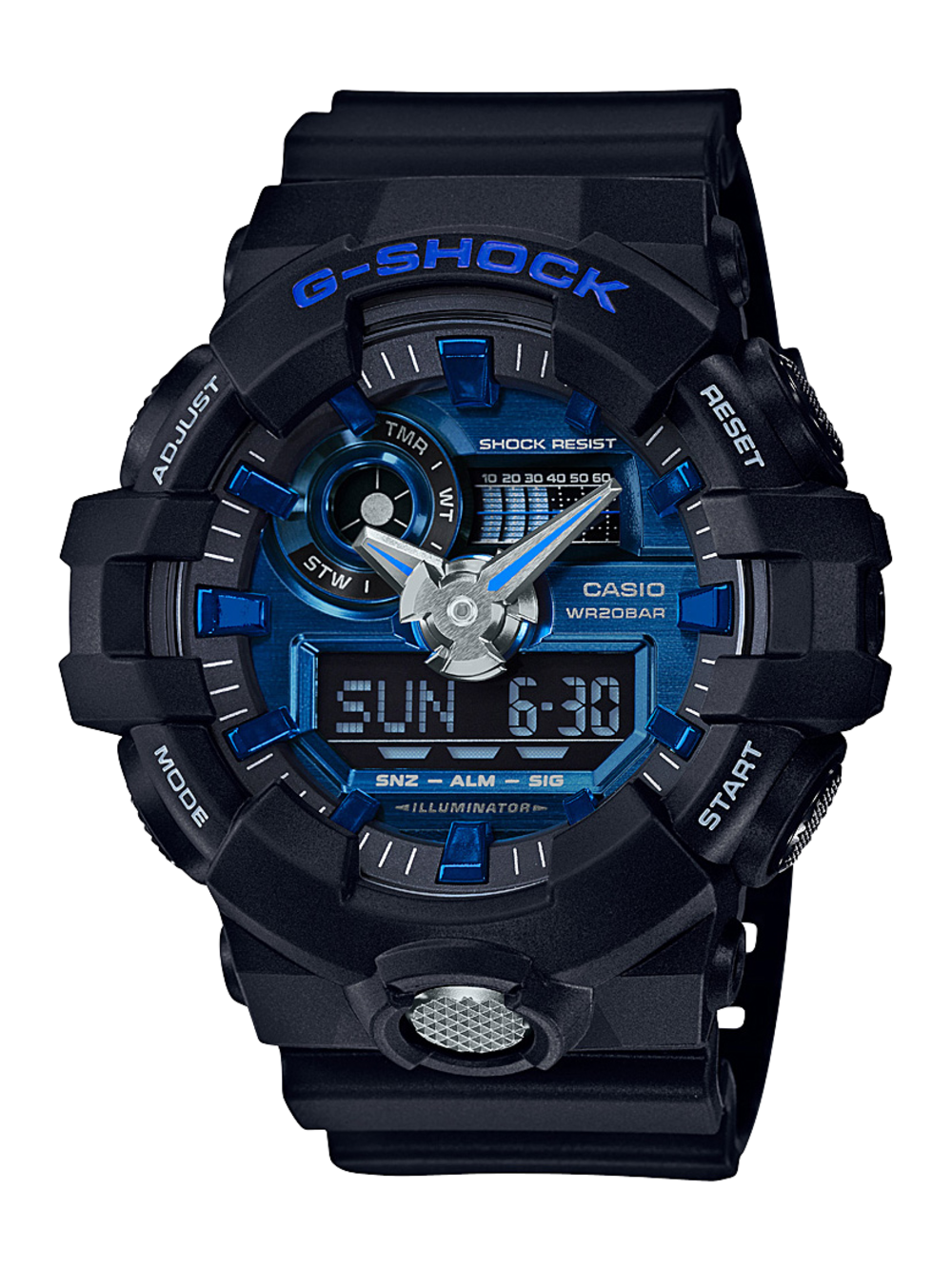 G-shock Ga710-1a in Black | Prouds
