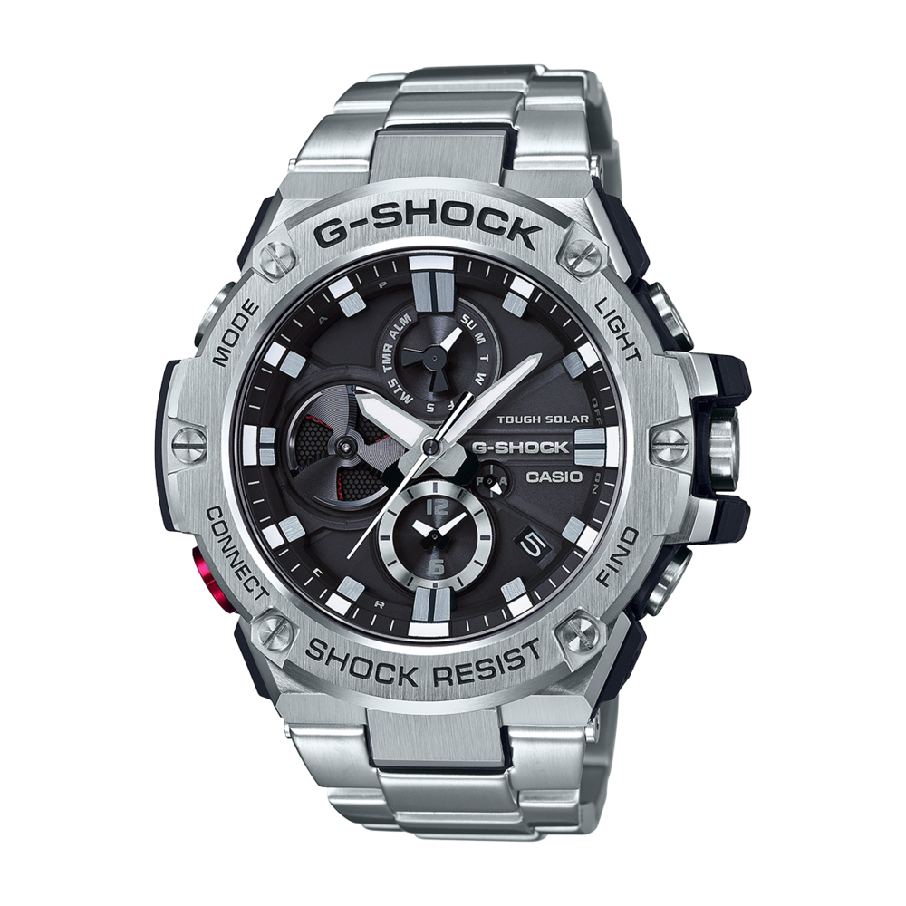 G shock Gstb100d 1a in Silver Prouds