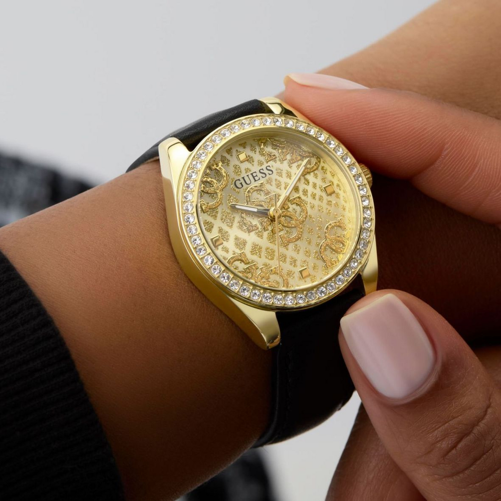 Guess Boa Ladies Watch in Gold | Prouds display picture 1