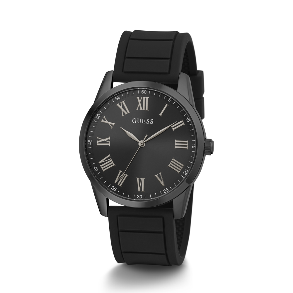 Guess black watch hotsell