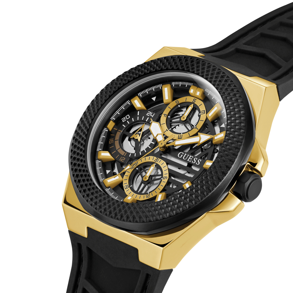 Guess black gold online watch
