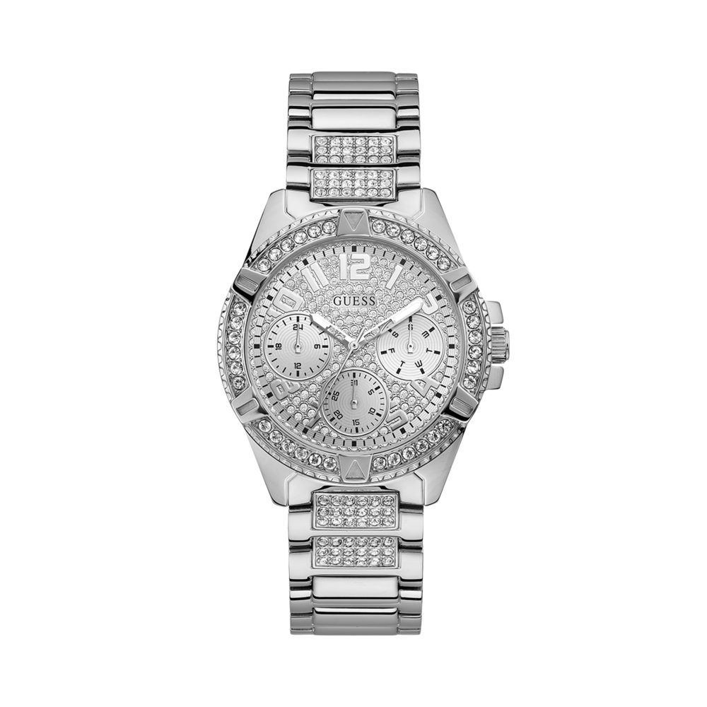 Guess Frontier Ladies Watch in Silver Prouds