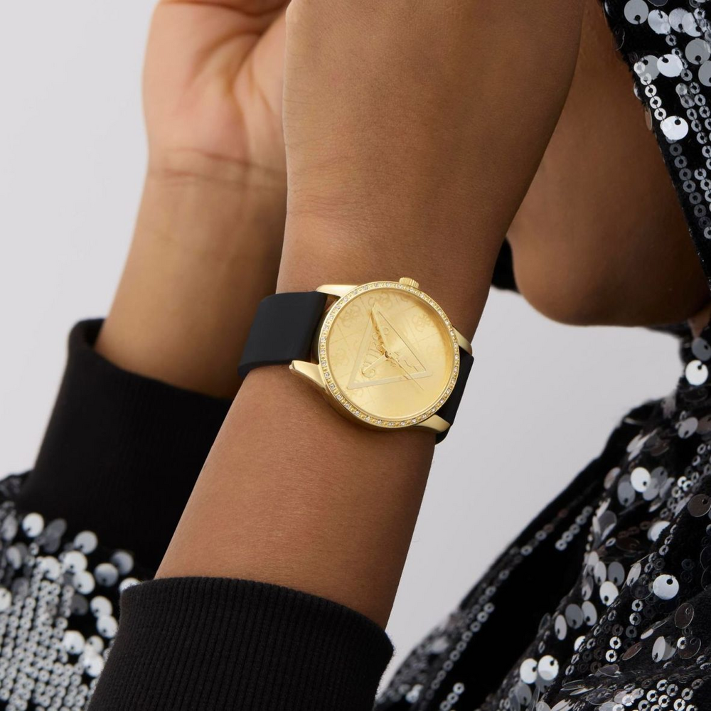 Guess Roxy Ladies Watch in Gold | Prouds display picture 2