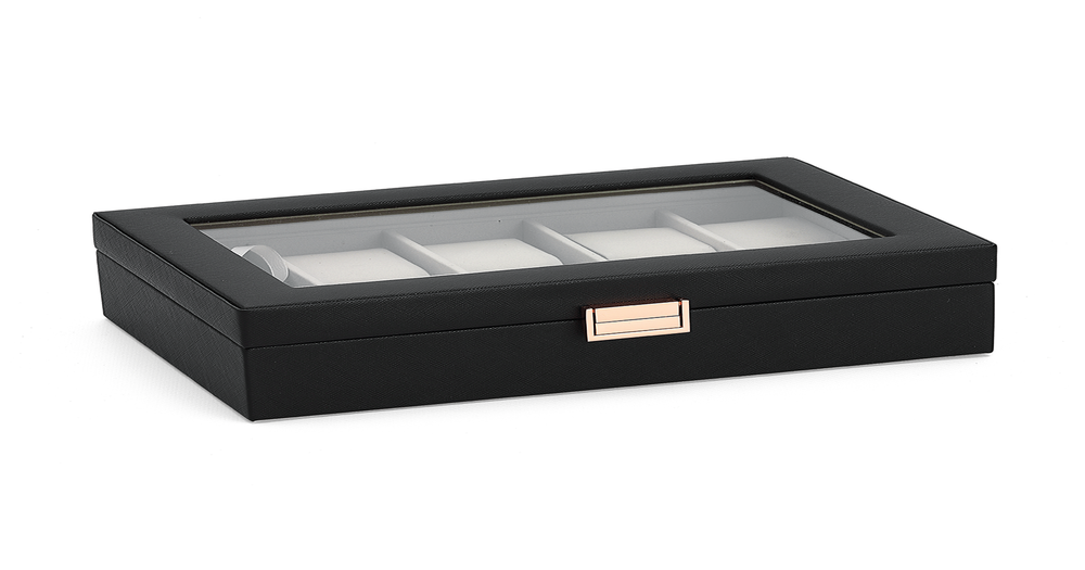 Isabella Black 10 Piece Watch Box Prouds