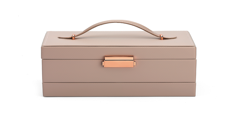 Isabella Blush Rose Tone Auto Jewellery Box Prouds
