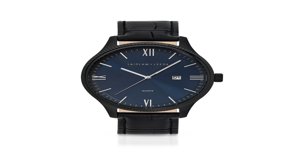 Laidlaw + Leeds George Men's Watch in Black | Prouds